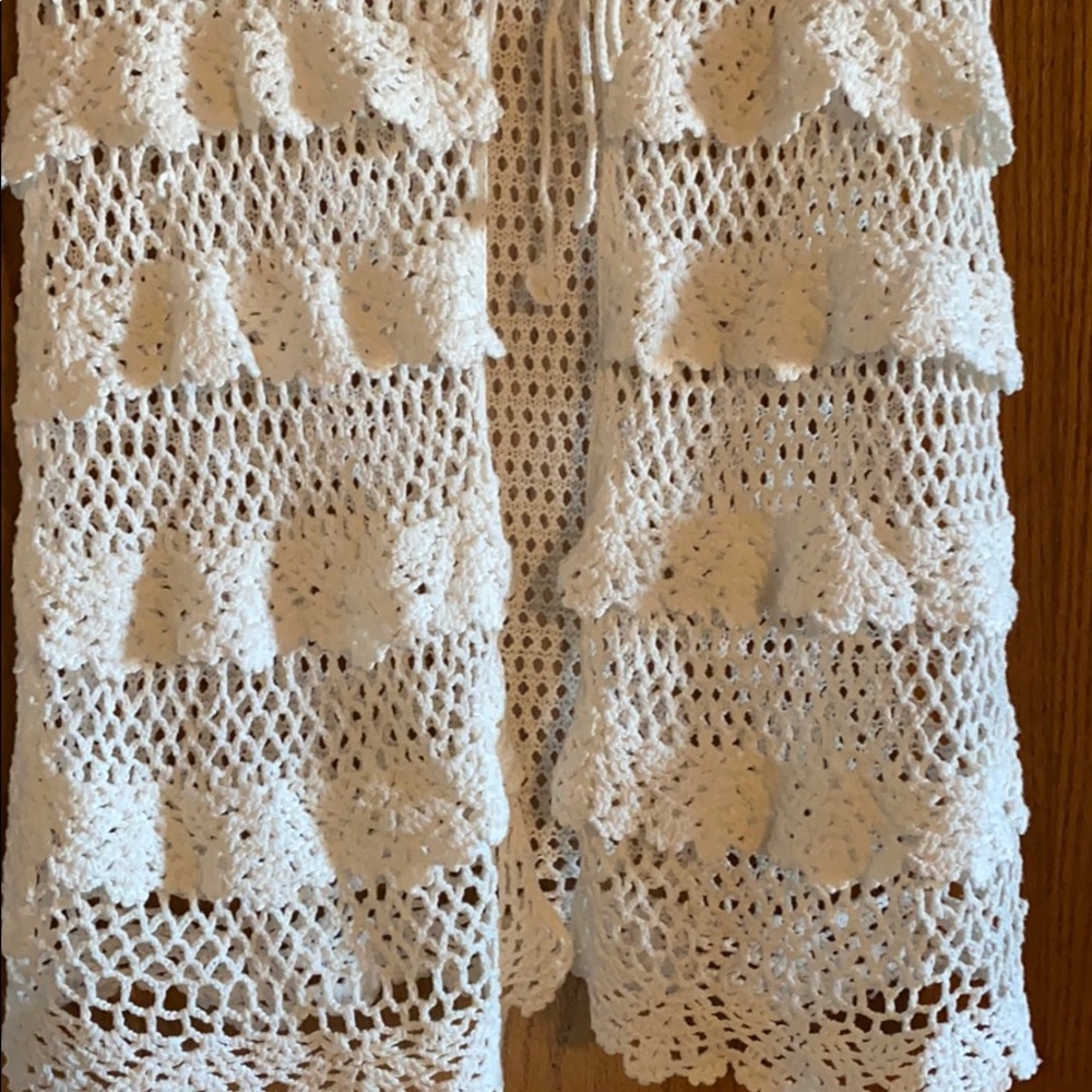 Crocheted Ruffle Vest - Picture 2 of 3